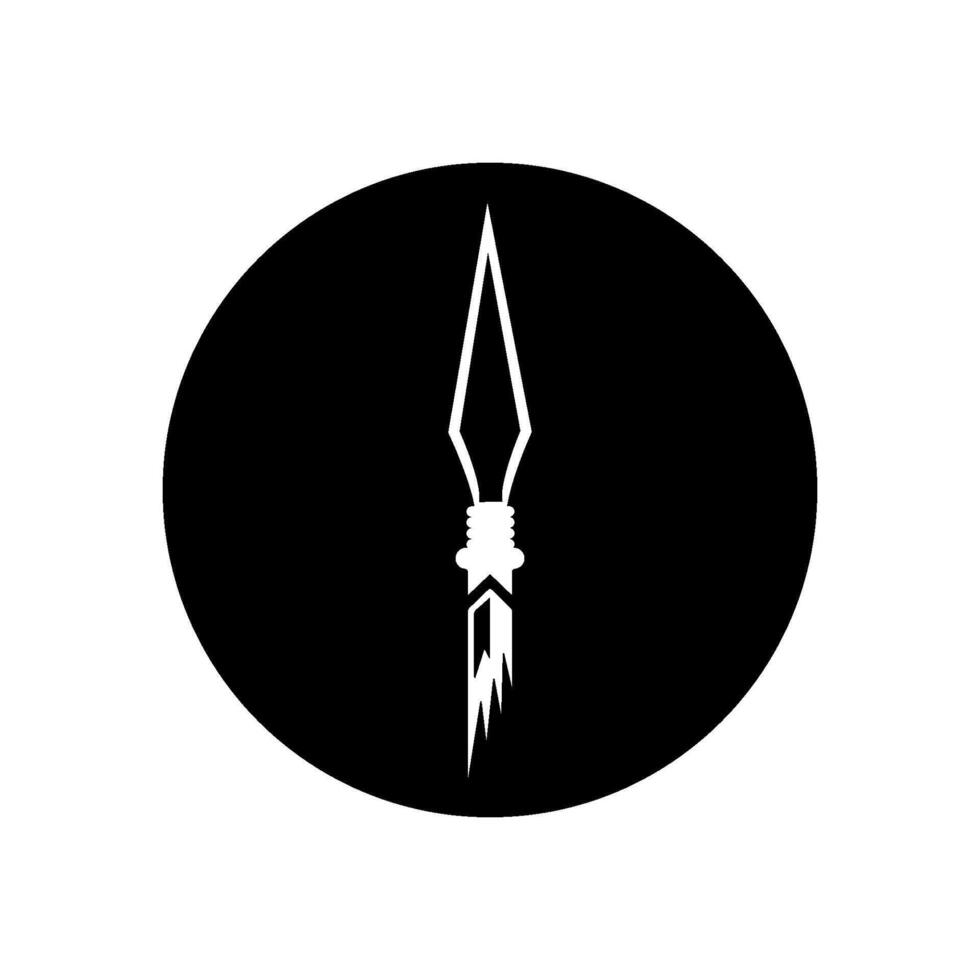 spear icon, vectors illustration symbol design