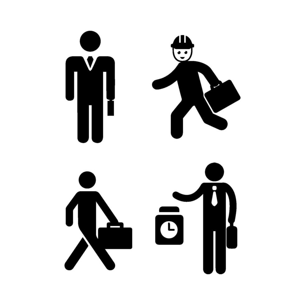 worker icon, vectors illustration, symbol design