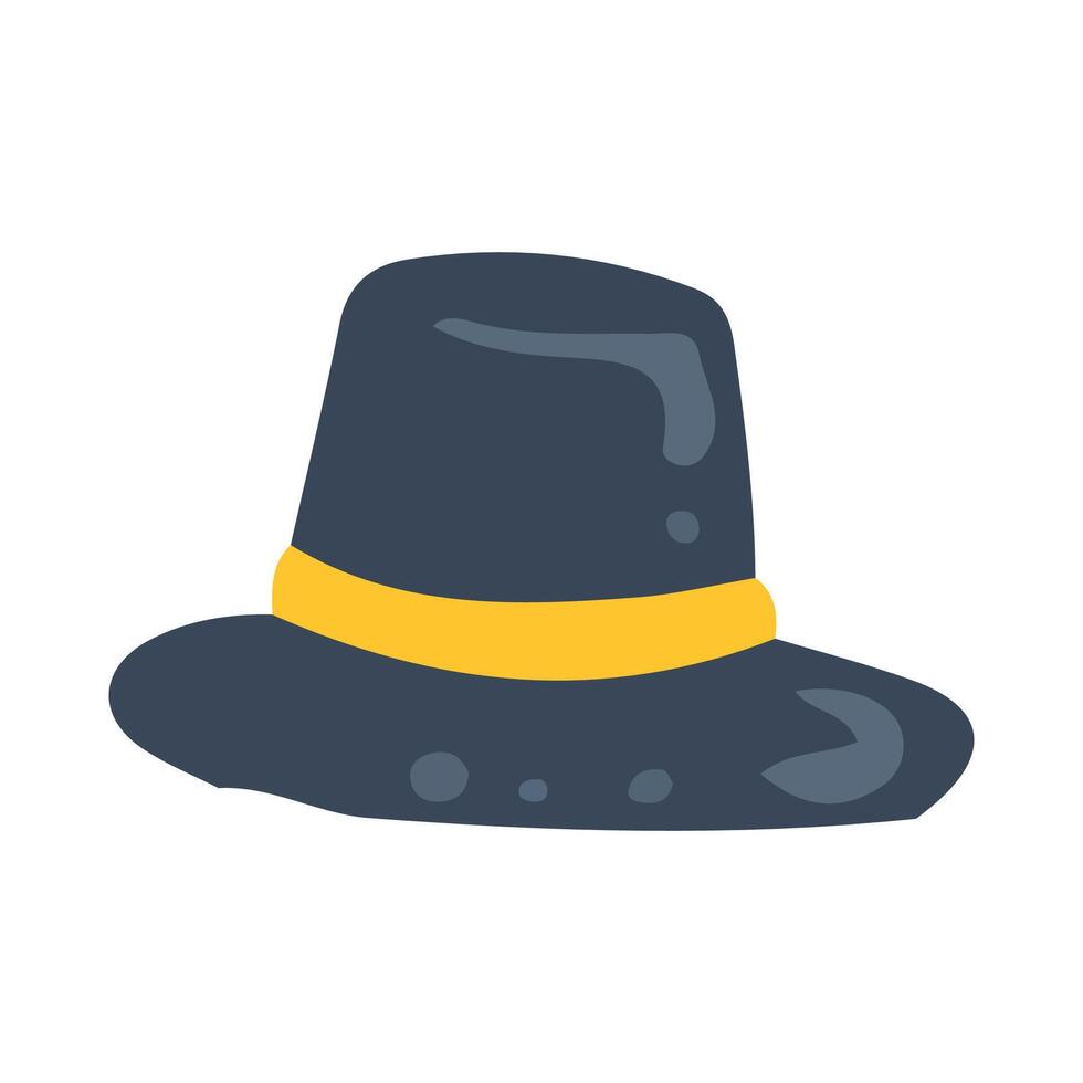 Father male hat flat style design illustration vector