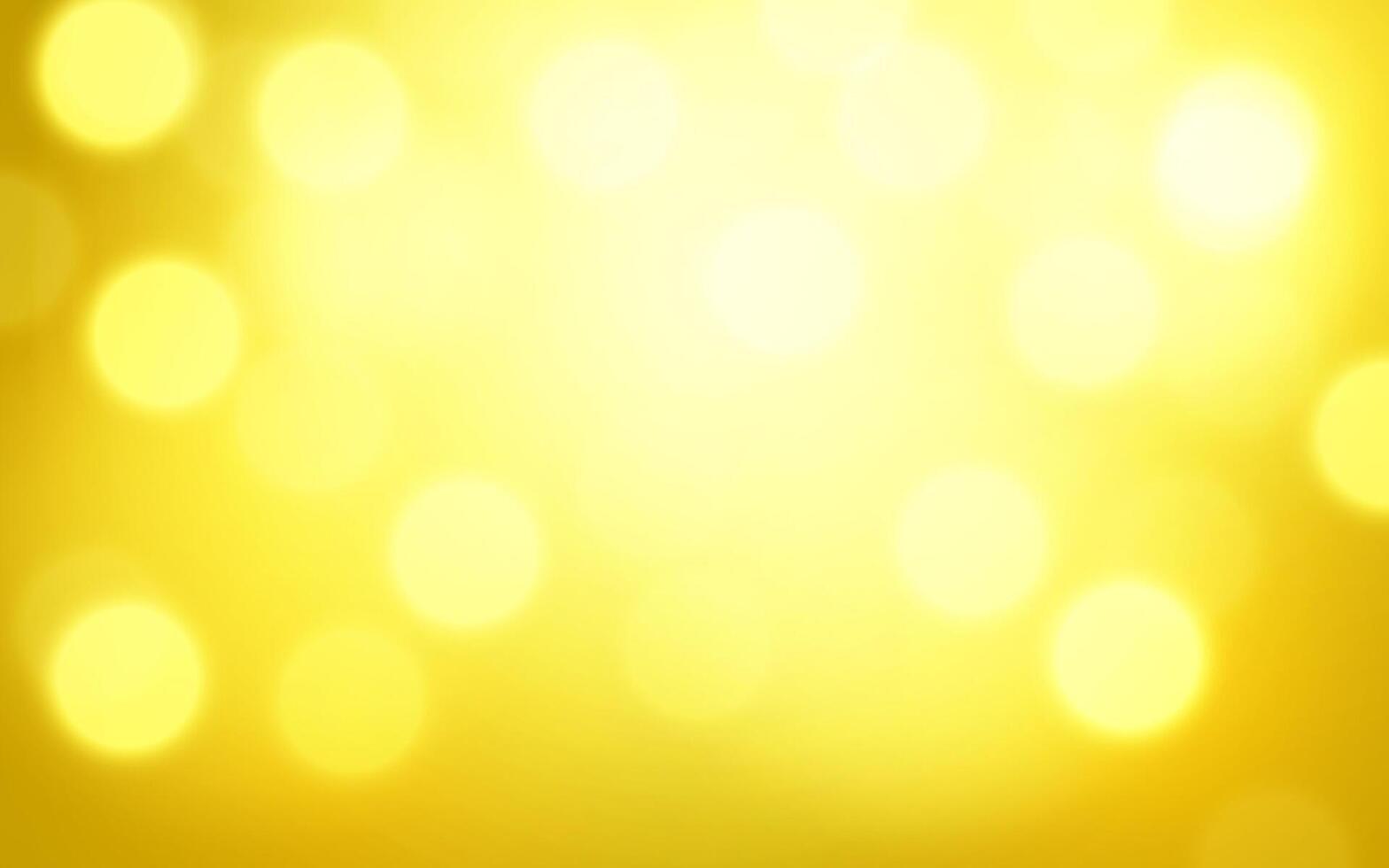 Yellow Bokeh Background. Bright and Sunny Light Spots, Backgrounds decoration vector