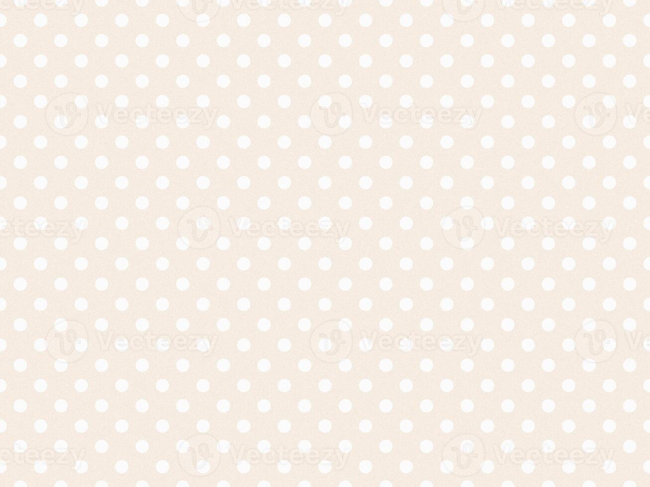texturised white color polka dots over linen off white backgroun photo