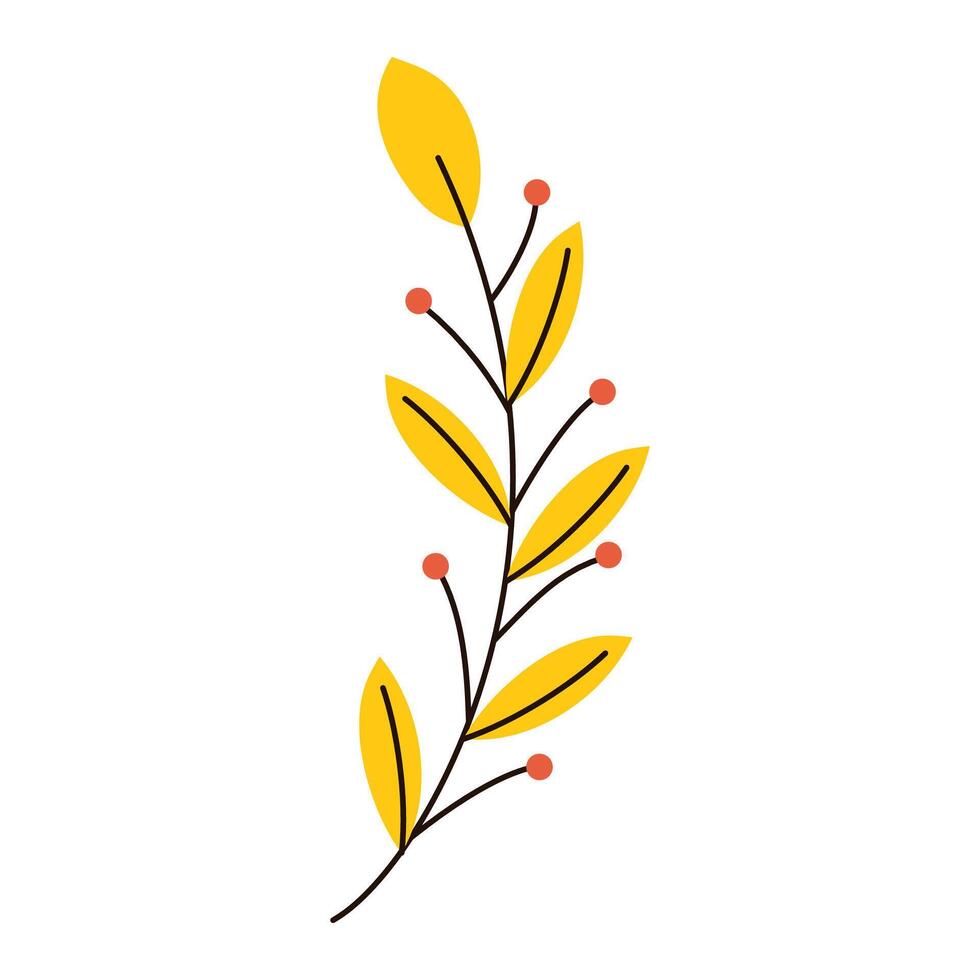 Autumn leaves foliage leaf silhouette forest on the white background vector