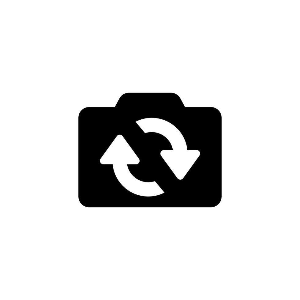 camera icon simple design vector