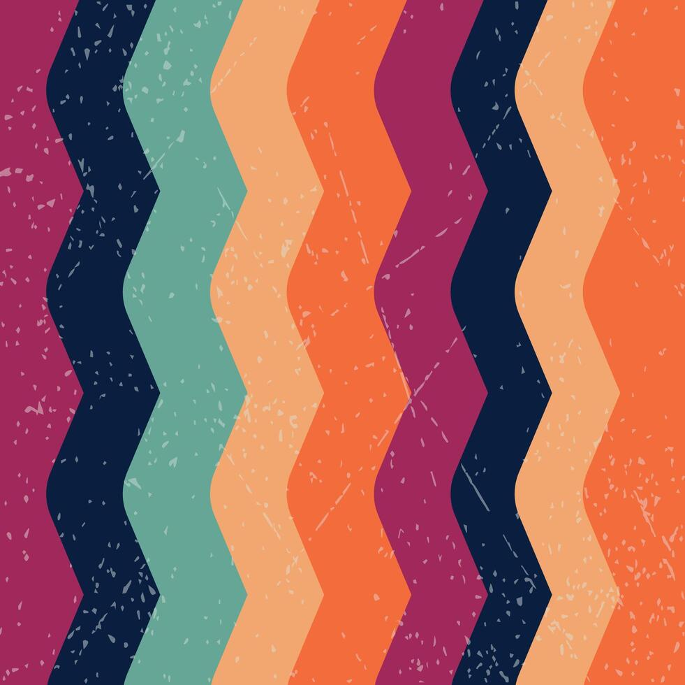 Wavy Retro Background. Vintage Background. vector