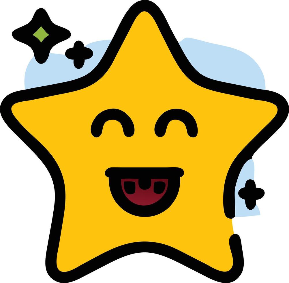 Artwork of star vector