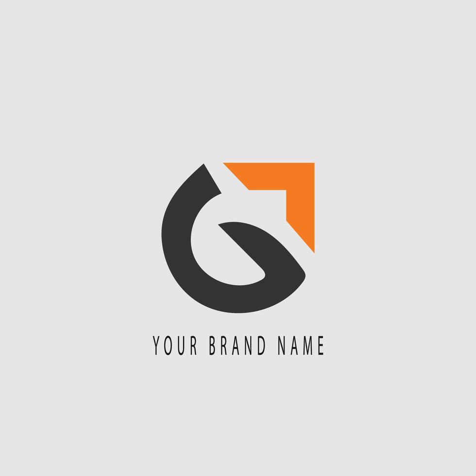 CG GC abstract logo monogram template vector