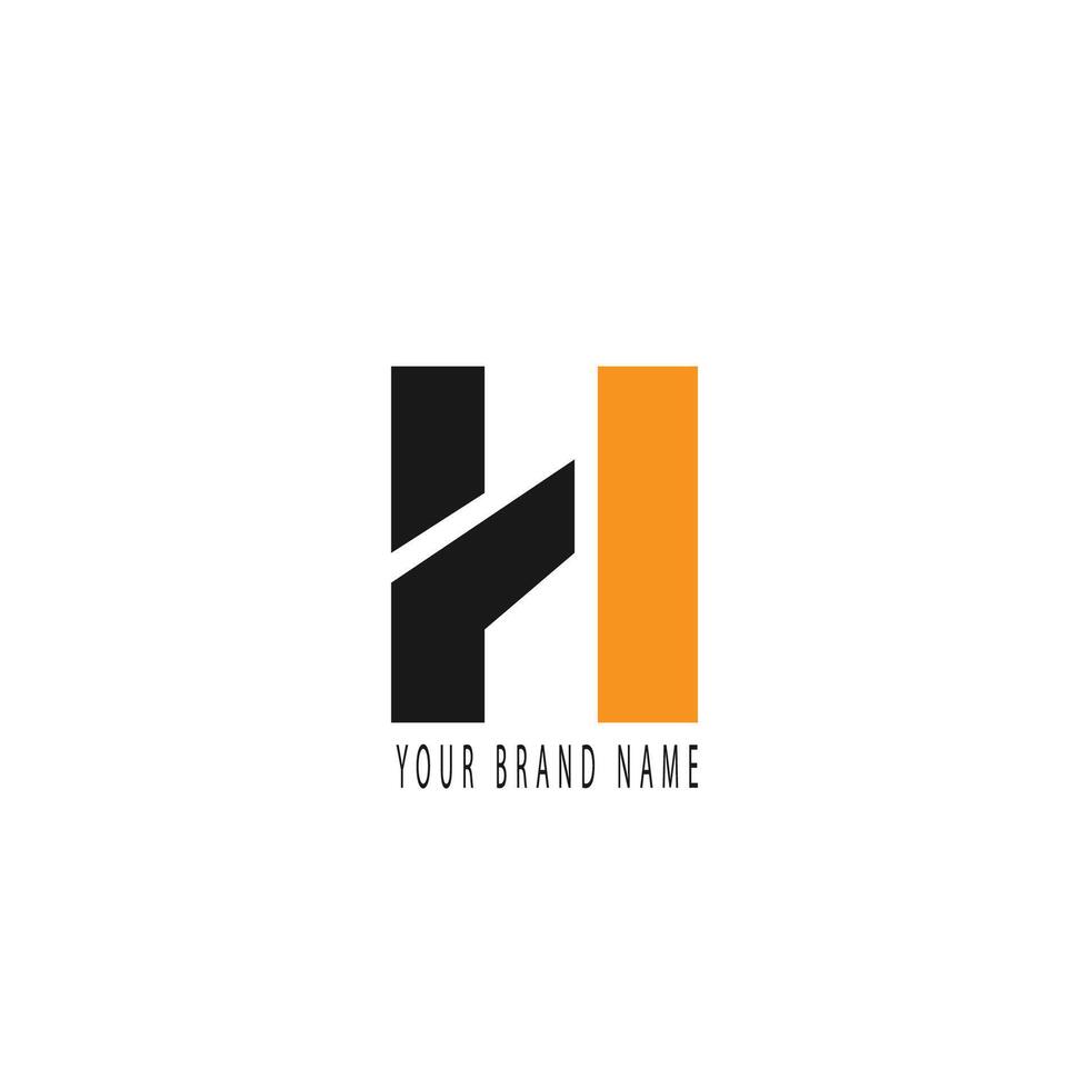 H Letter Shape Logo vector