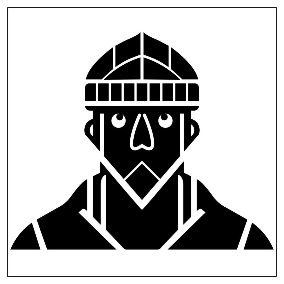 working People Flat character silhouette for international workers day vector