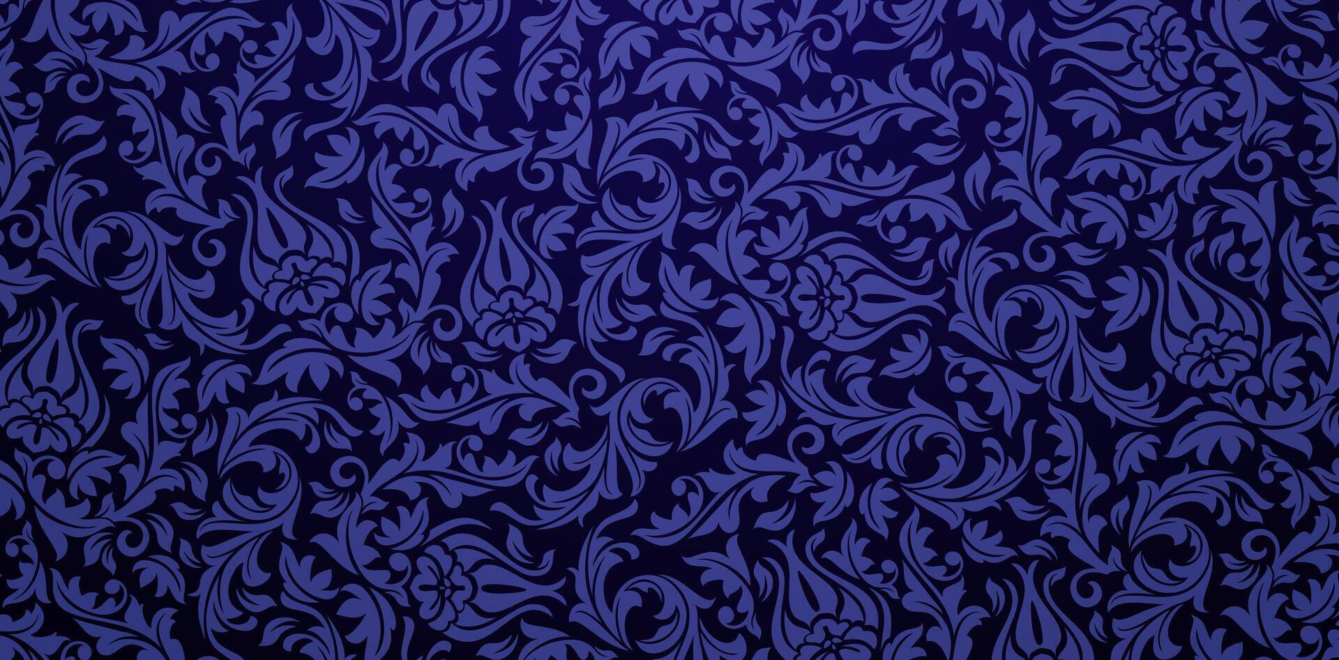 floral pattern with dark blue backgrounds flowers for decorative backdrops can be used wallpapers, patterned fills, webs pages, surface textures, book covers, fabrics printing, textiles tiles vector