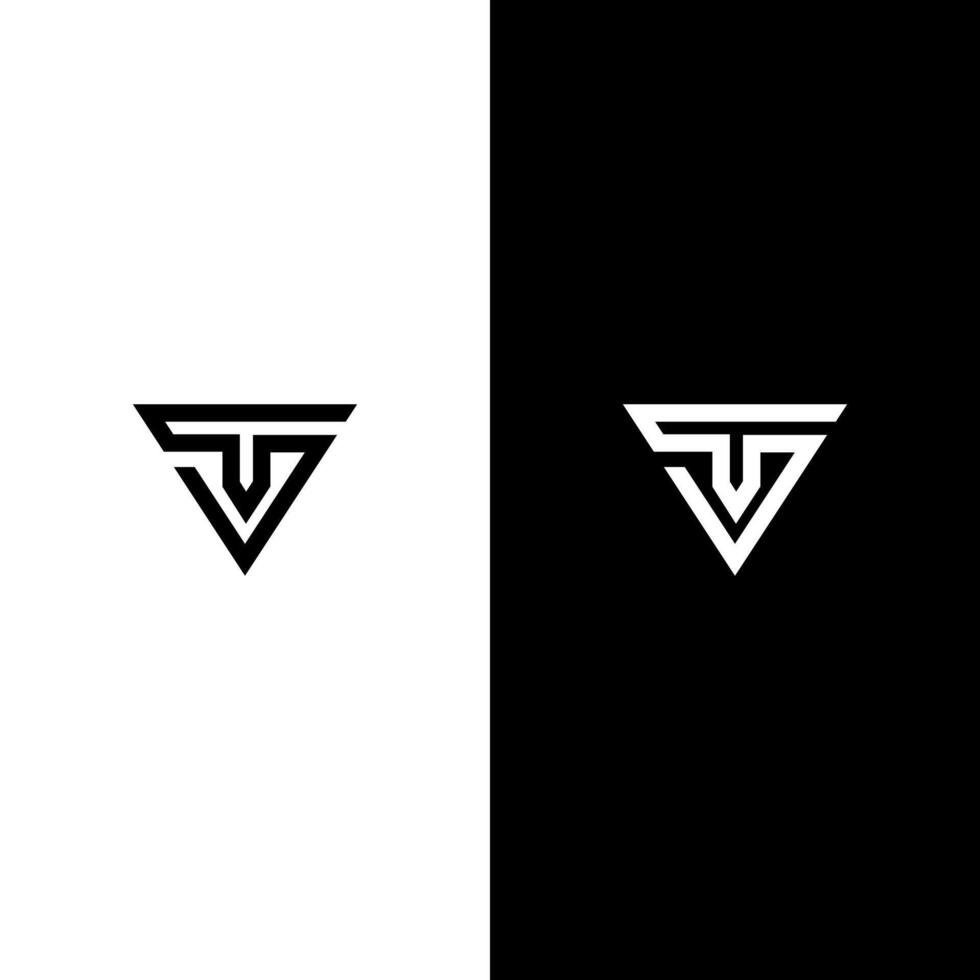 letter STV, SVT, VTS, VST, TVS, TSV logo vector