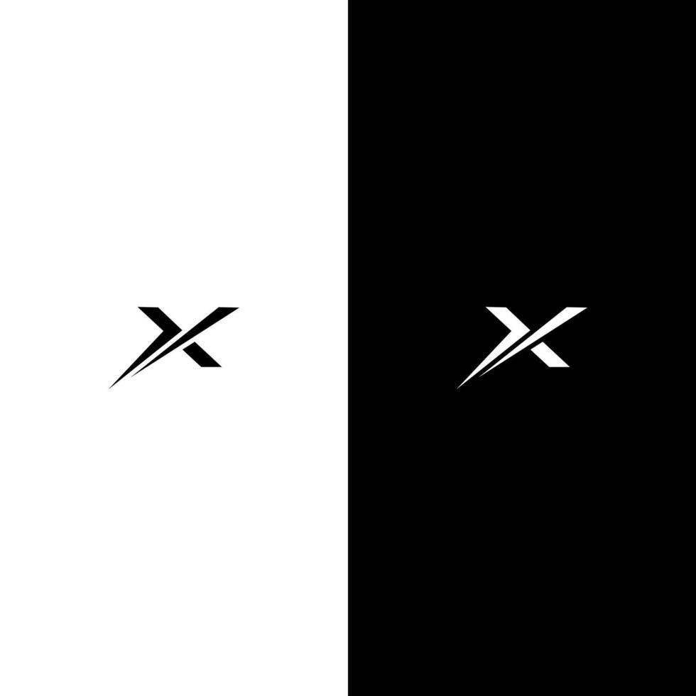 letter X logo vector