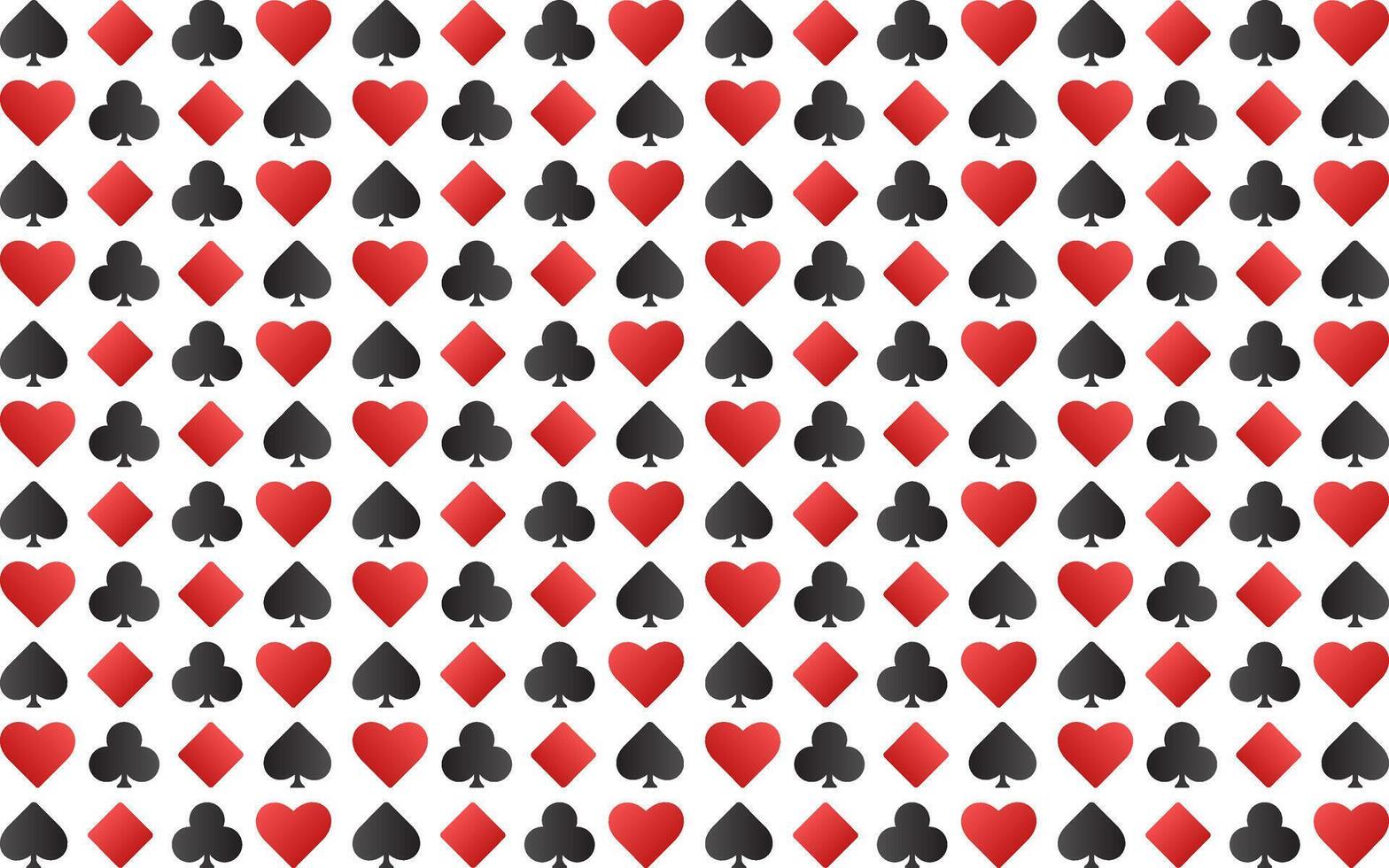 Playing card patterns vector