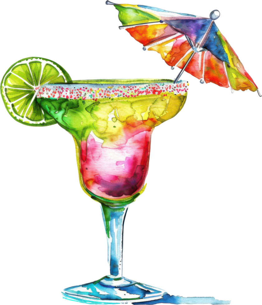 cocktail with lime and ice png