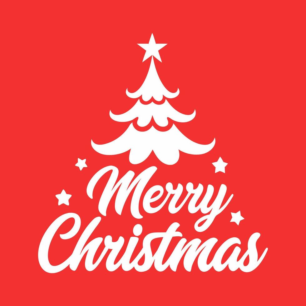 A Merry Christmas Card vector