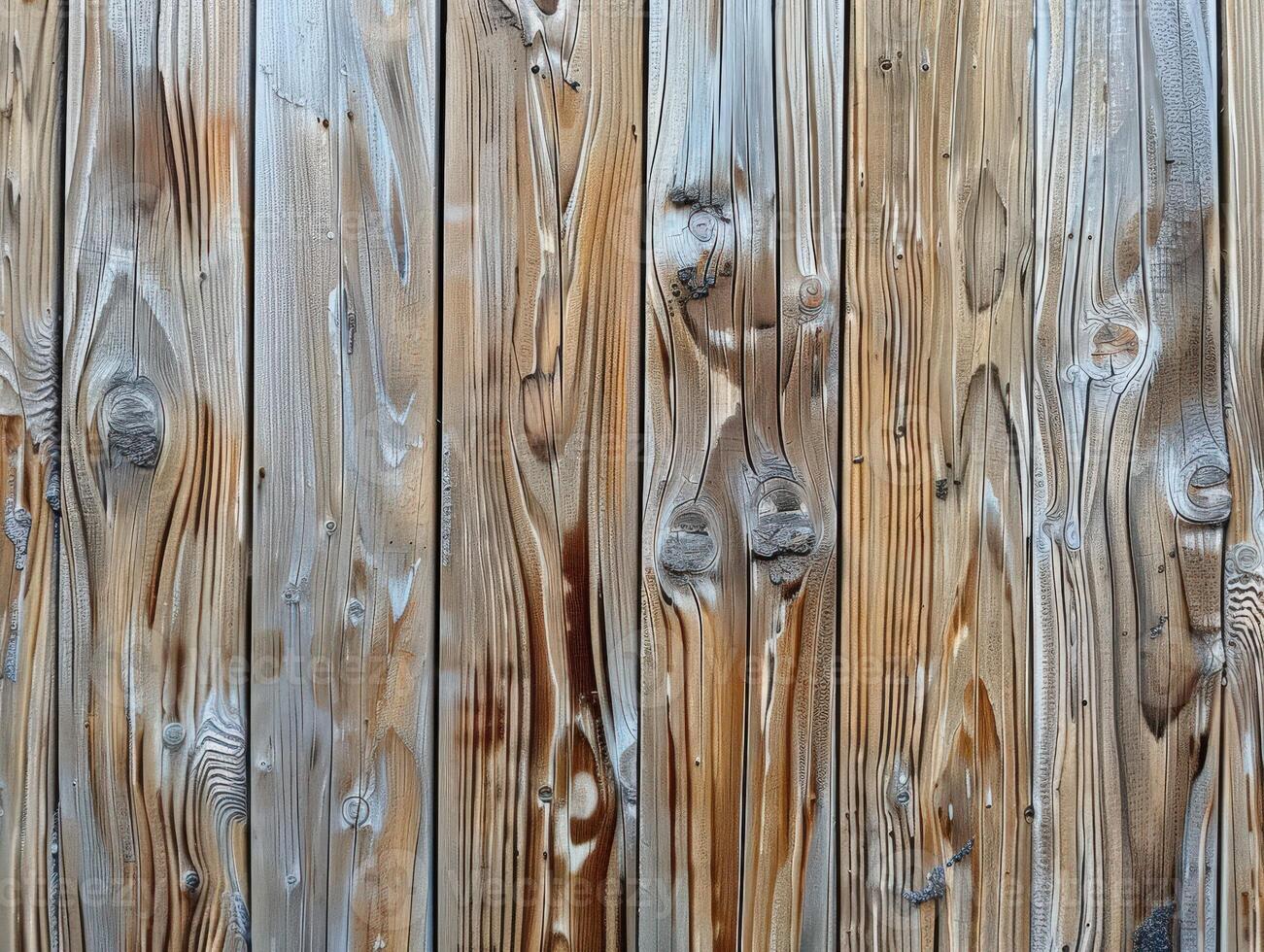 Rustic Wooden Wall Displaying Natural Textures and Patterns photo