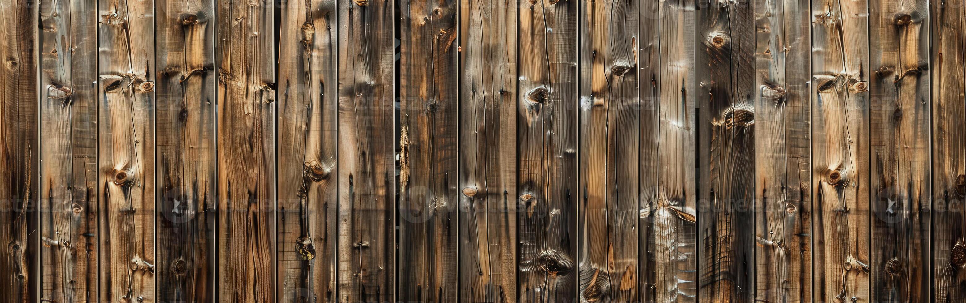 Rustic Wooden Wall With Textured Patterns and Warm Tones photo