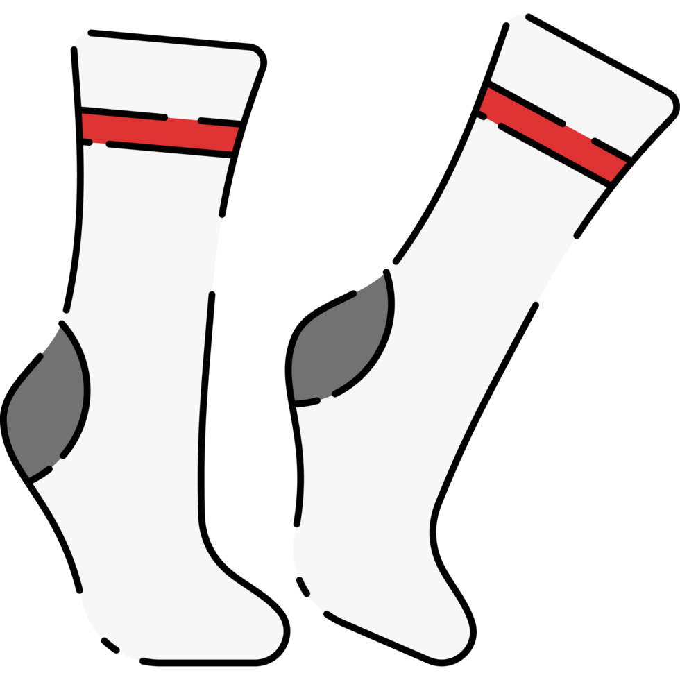 Sport Socks Illustration png