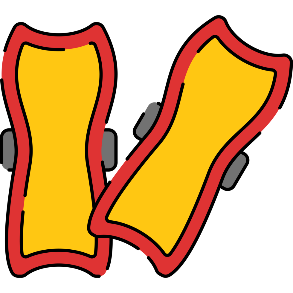 Shin Guard Illustration png