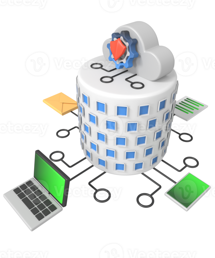 Networking cloud server the big storage png