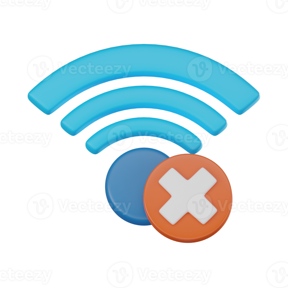 Empty State 3D Illustration, No Connection Icon 48871511 PNG