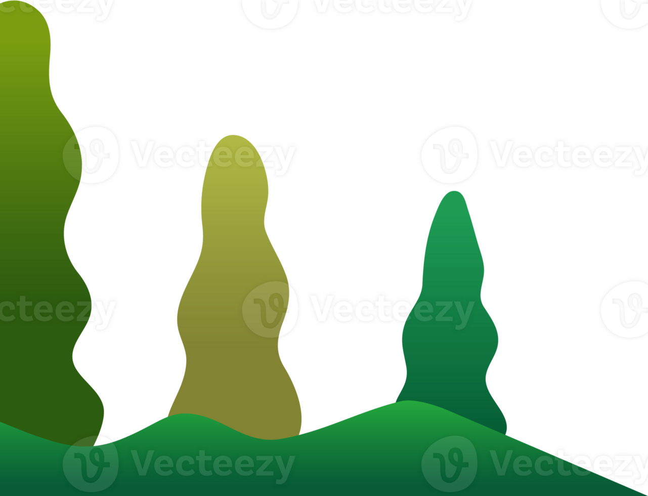 trees and mountain png