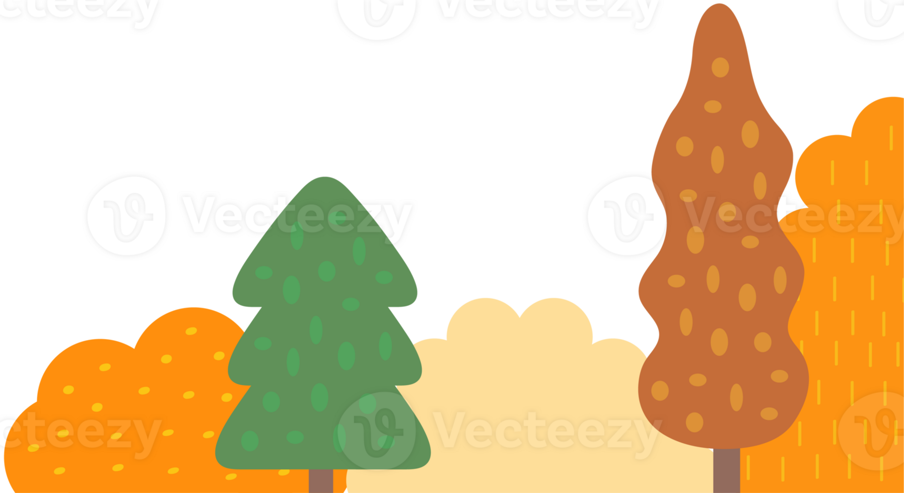 frame of forest png