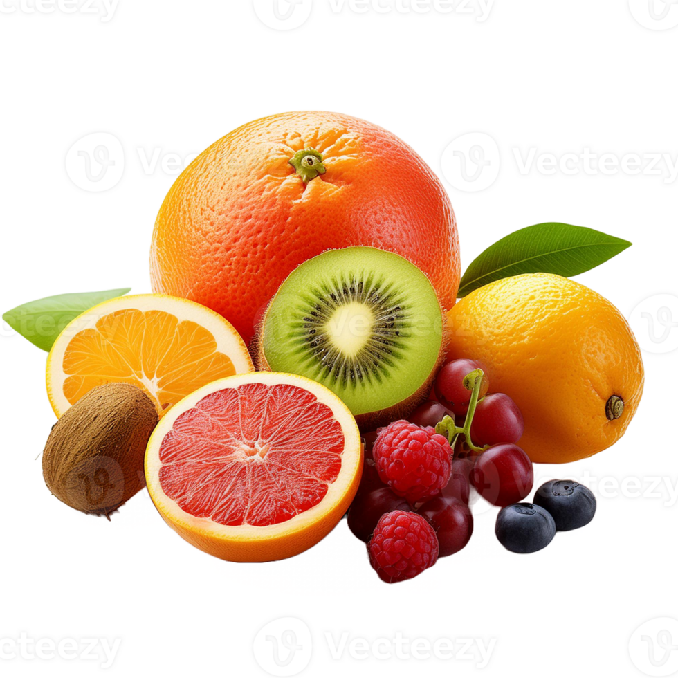 a collection of various kinds of fresh fruit png