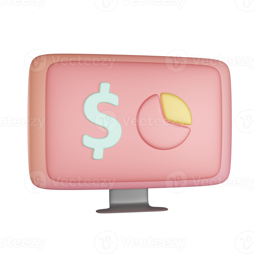 View financial data graphs on the Monitor png