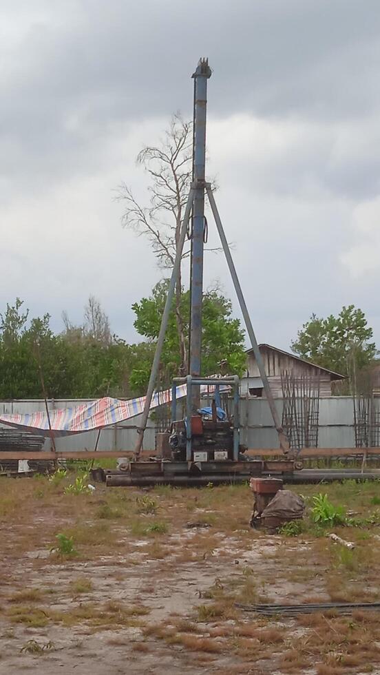 Hydraulic pile foundation machine for construction building photo