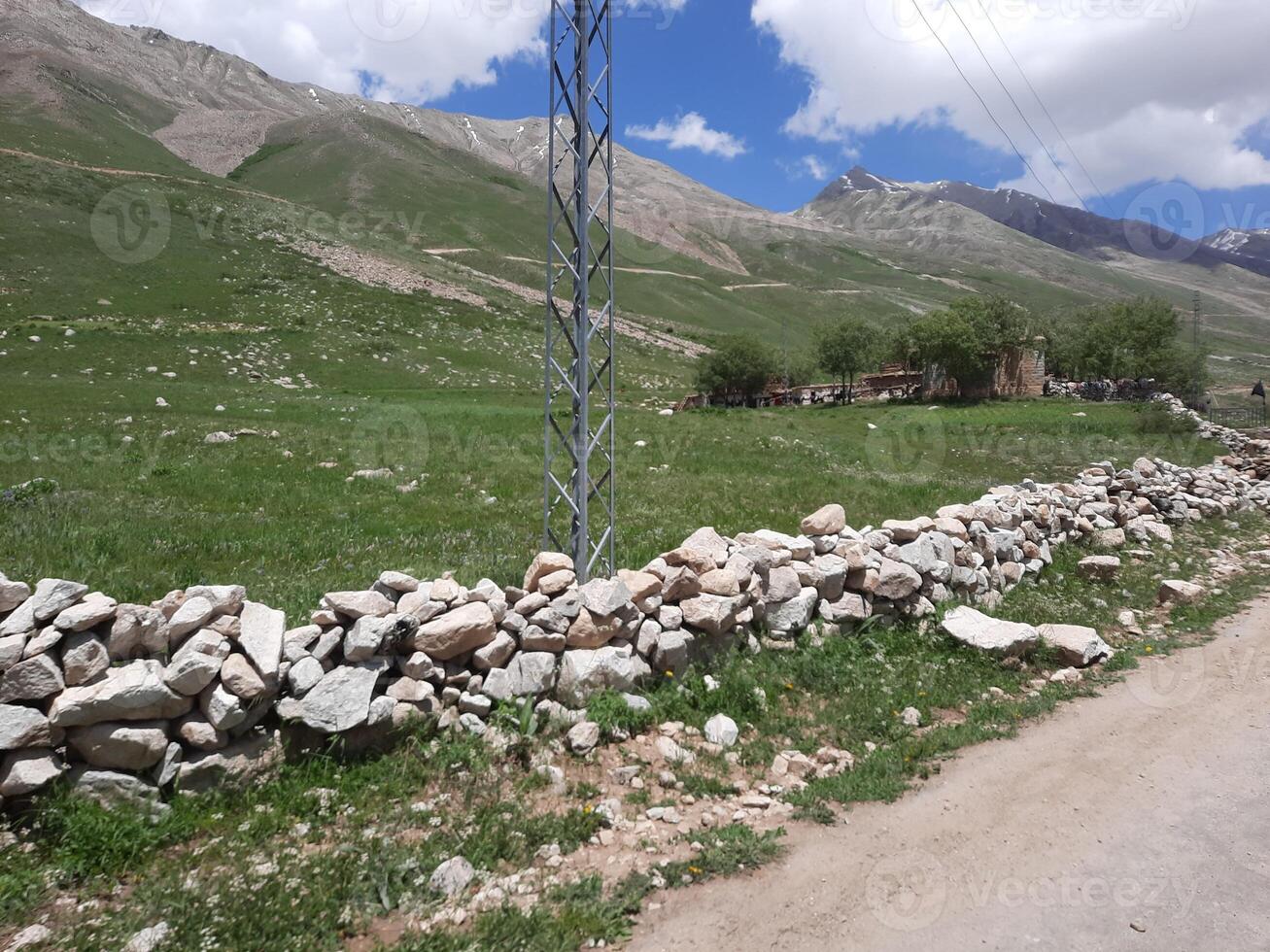 Beautiful daytime view of Deosai National Park in Gilgit-Baltistan, Pakistan. Deosai National is located between the Skardu District, Kharmang and Astore District in Gilgit Baltistan, Pakistan. photo