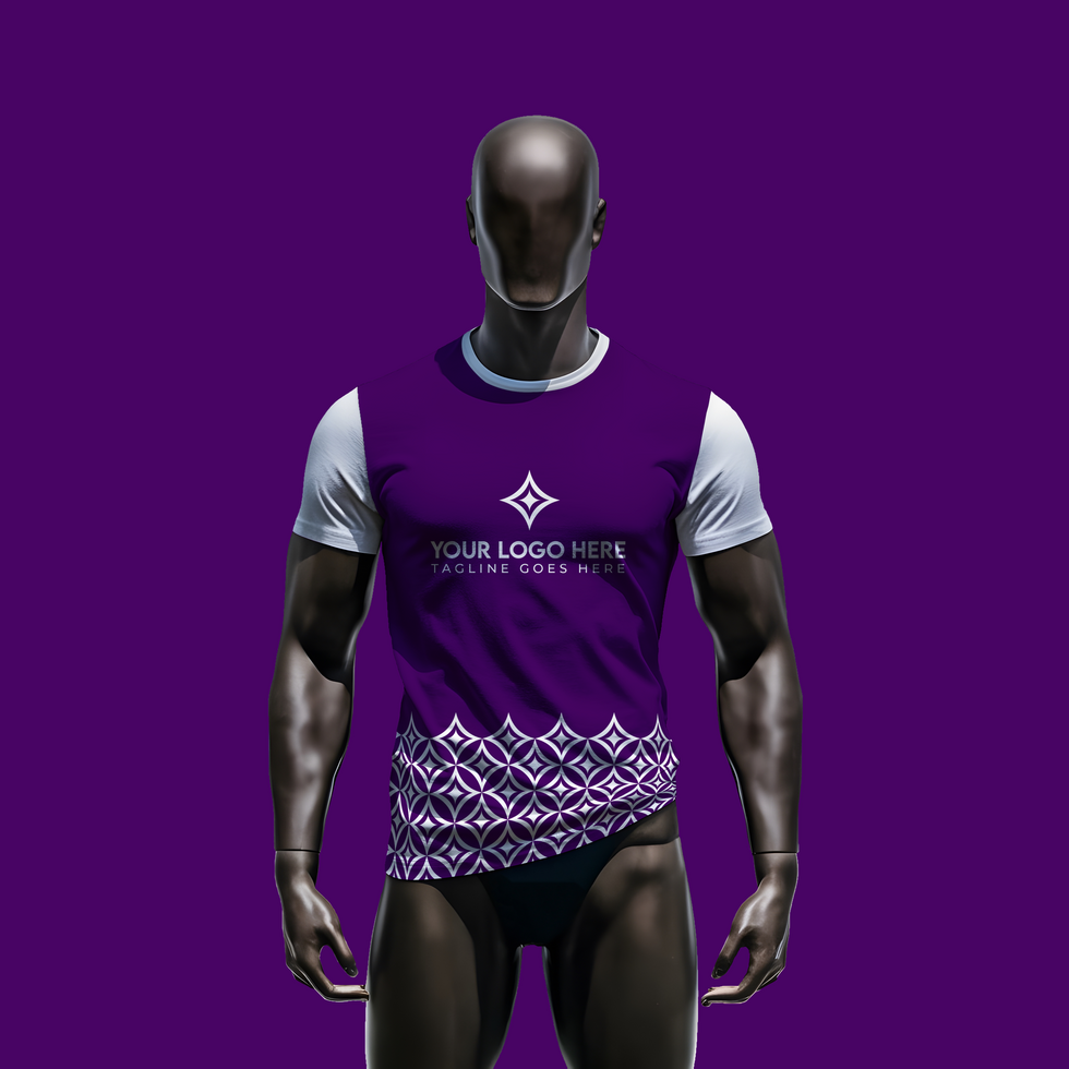 Male Mannequin T Shirt Mockup File psd