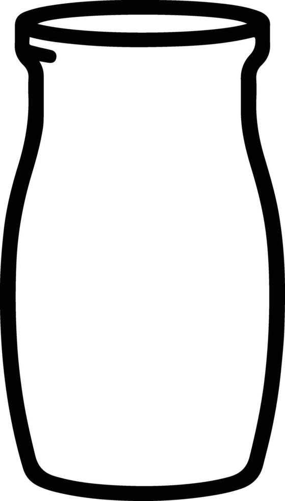 Jar Outline Design vector