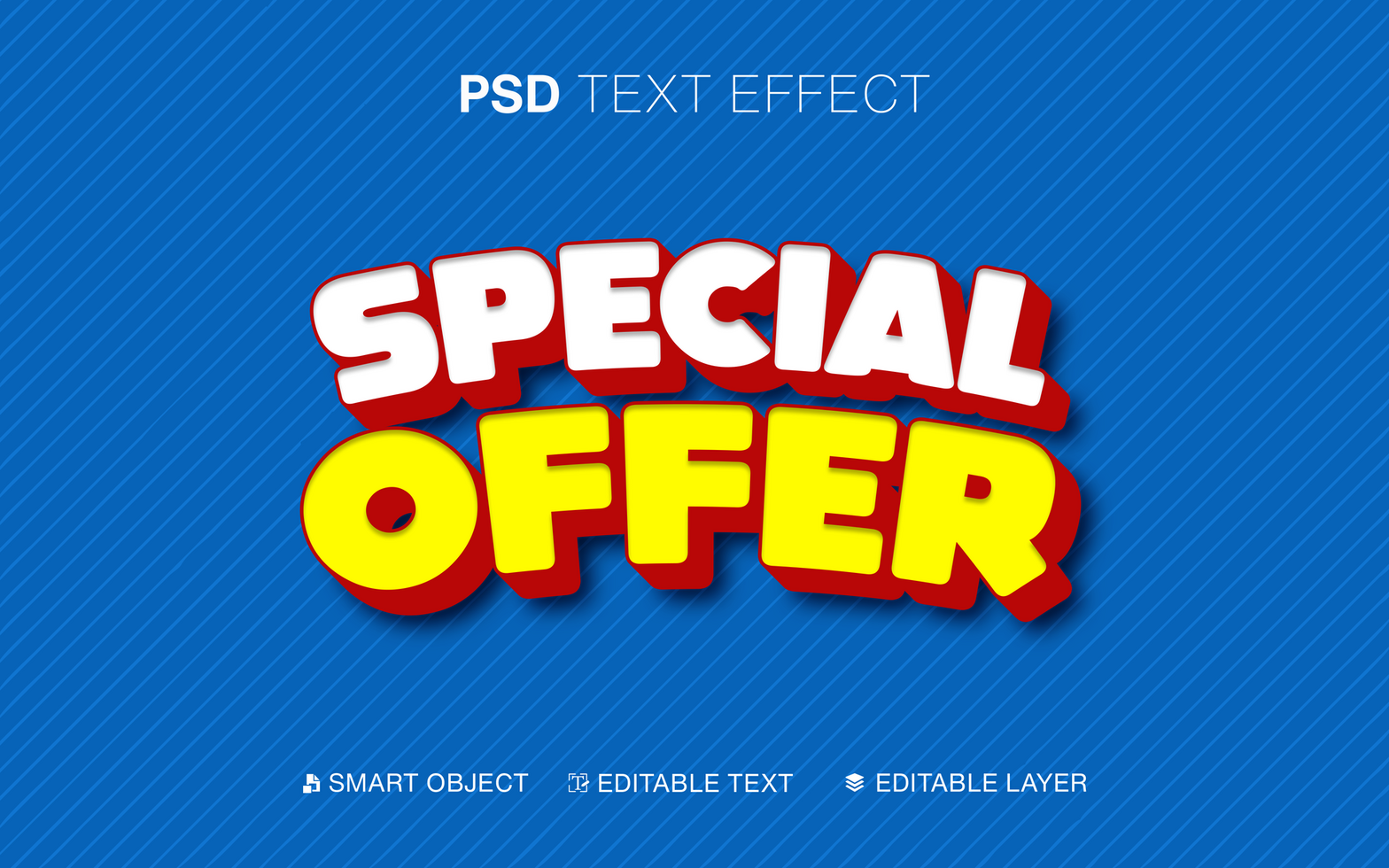 Special Offer Text Effect psd