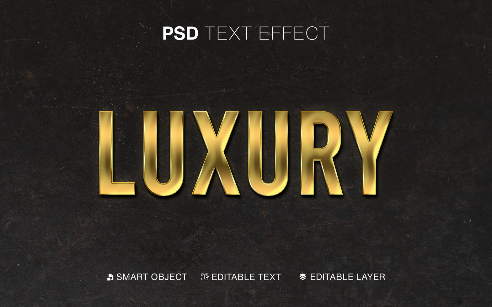 Luxury Text Effect psd