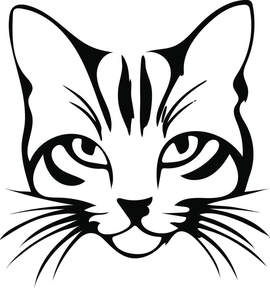 Cat Silhouette design vector