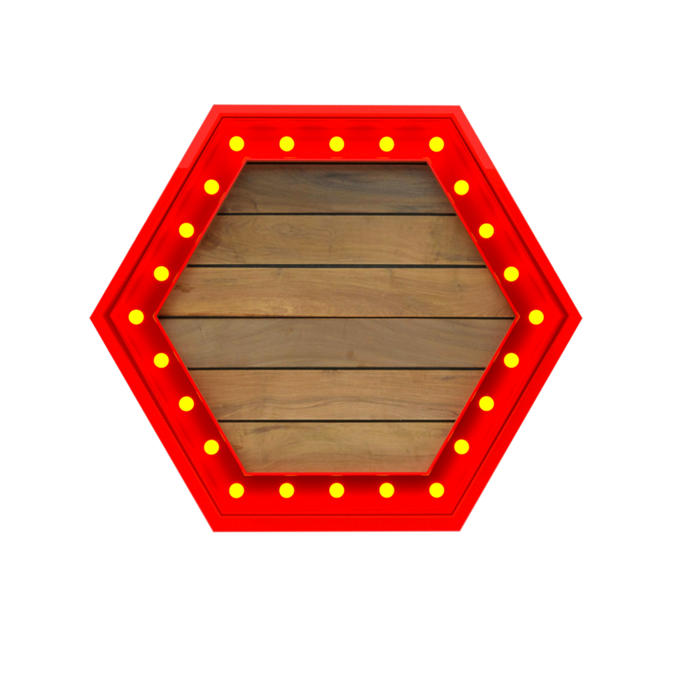 3d render object panel light red wood png
