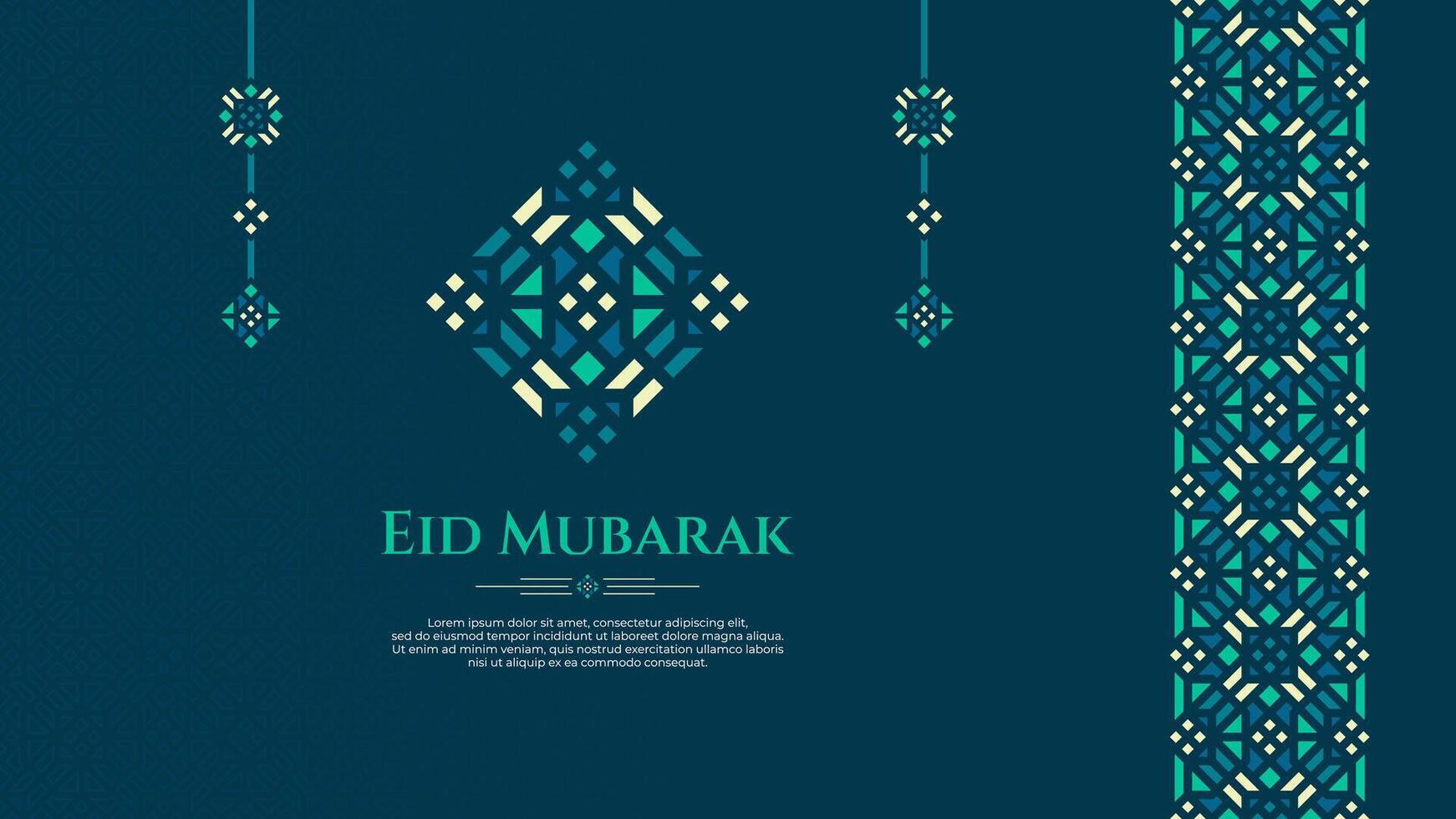 Oriental Greeting Design for Culture or Islamic Theme, Specially for Ramadan or Eid Mubarak vector