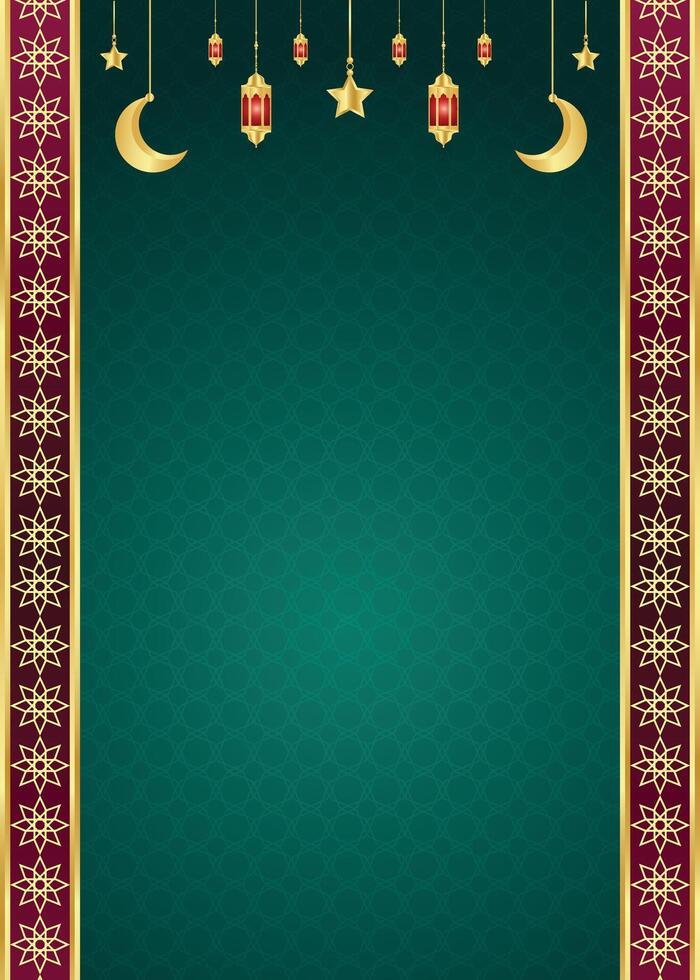 Decorative ramadan ramazan or ramadhan ornament islamic background shab e barat eid jumma mubarak vector