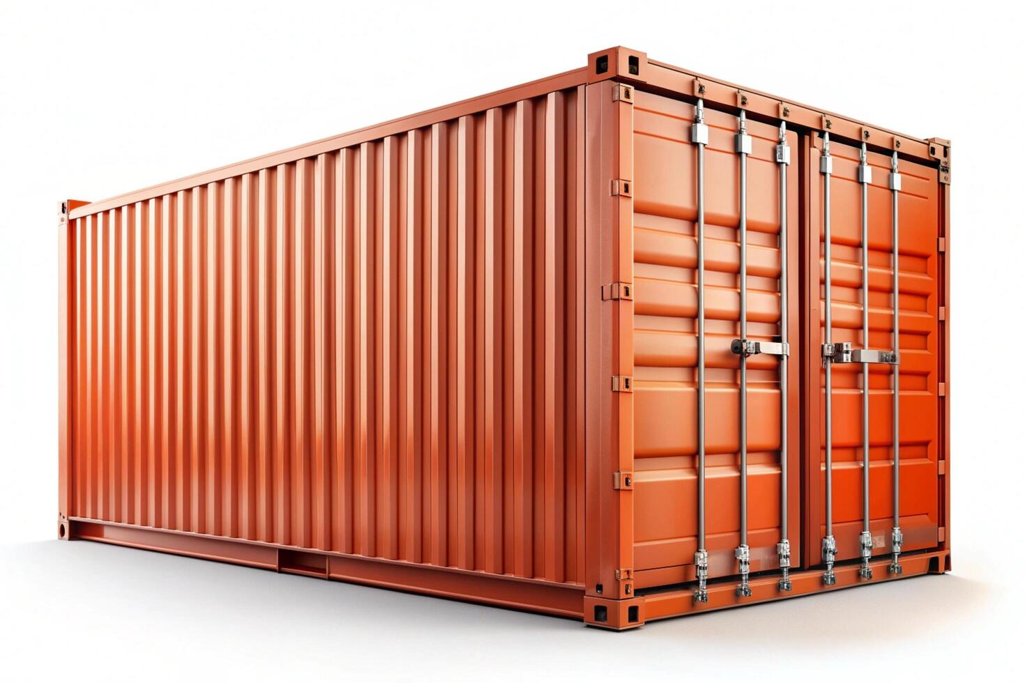 Container photo isolated on background
