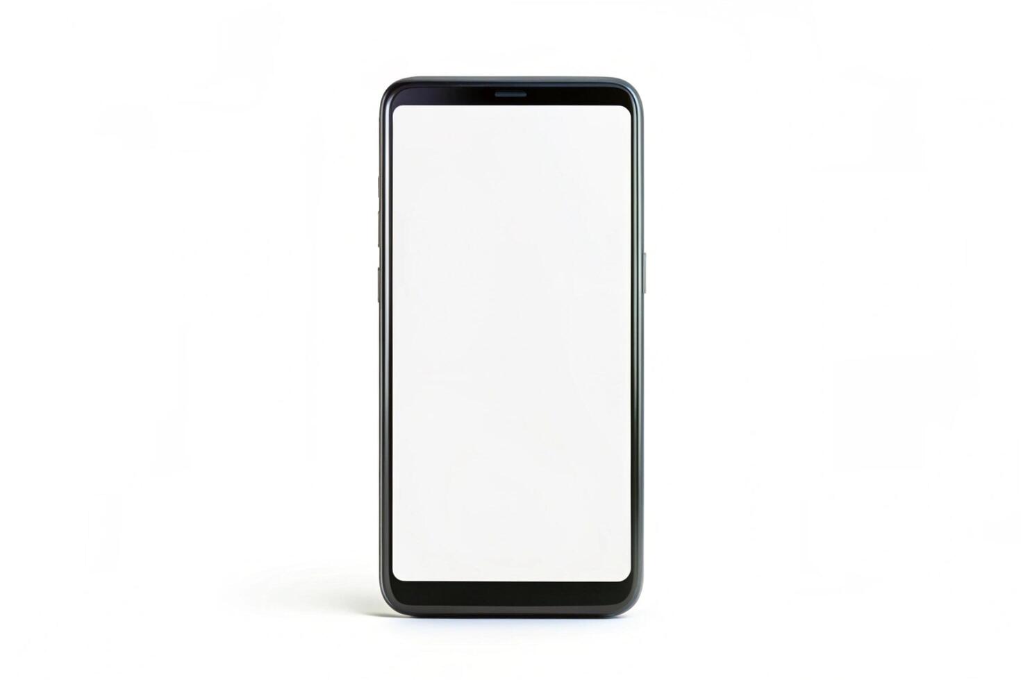 Phone blank display isolated on background photo