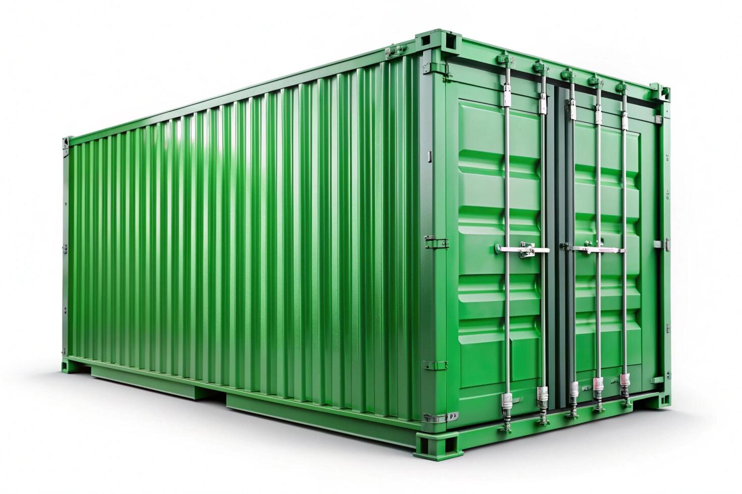 Container photo isolated on background