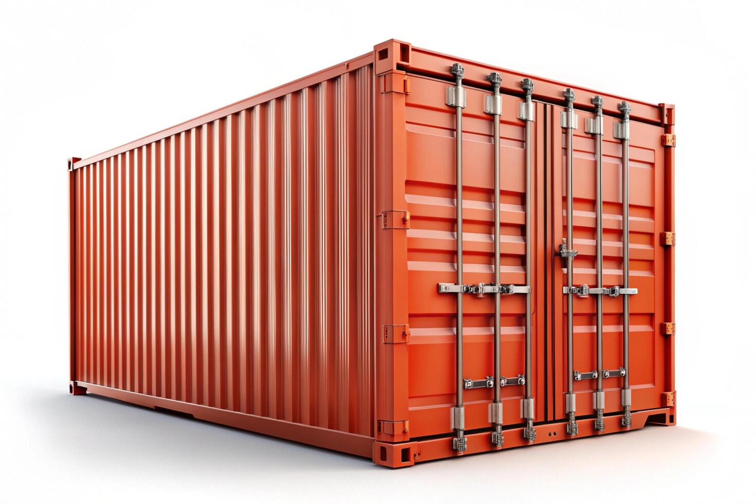Container photo isolated on background