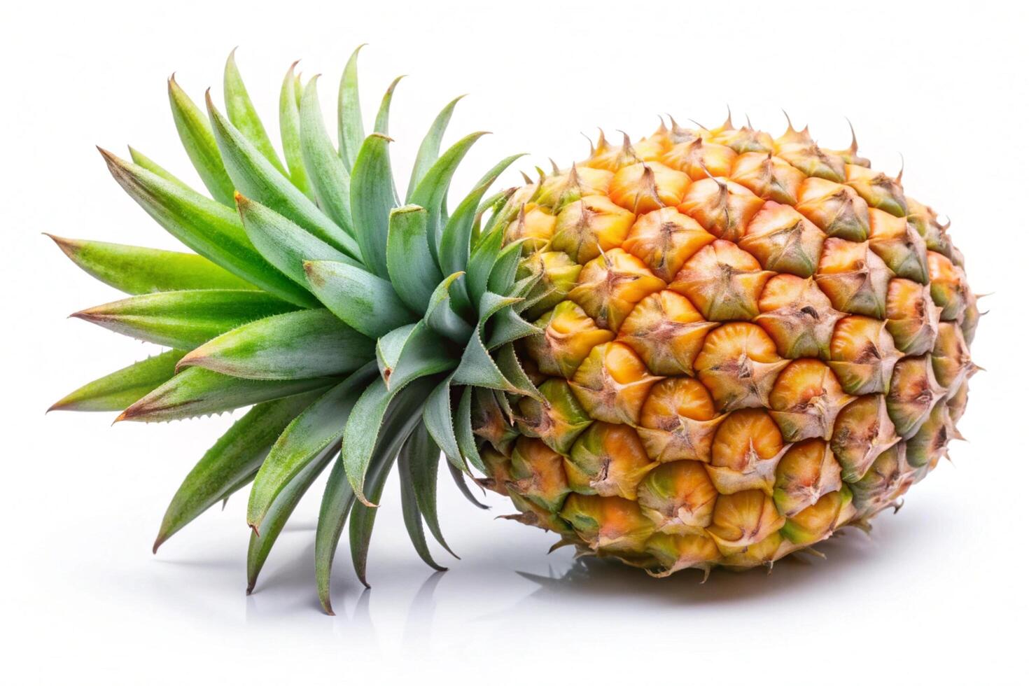 Pineapple isolated on white background photo