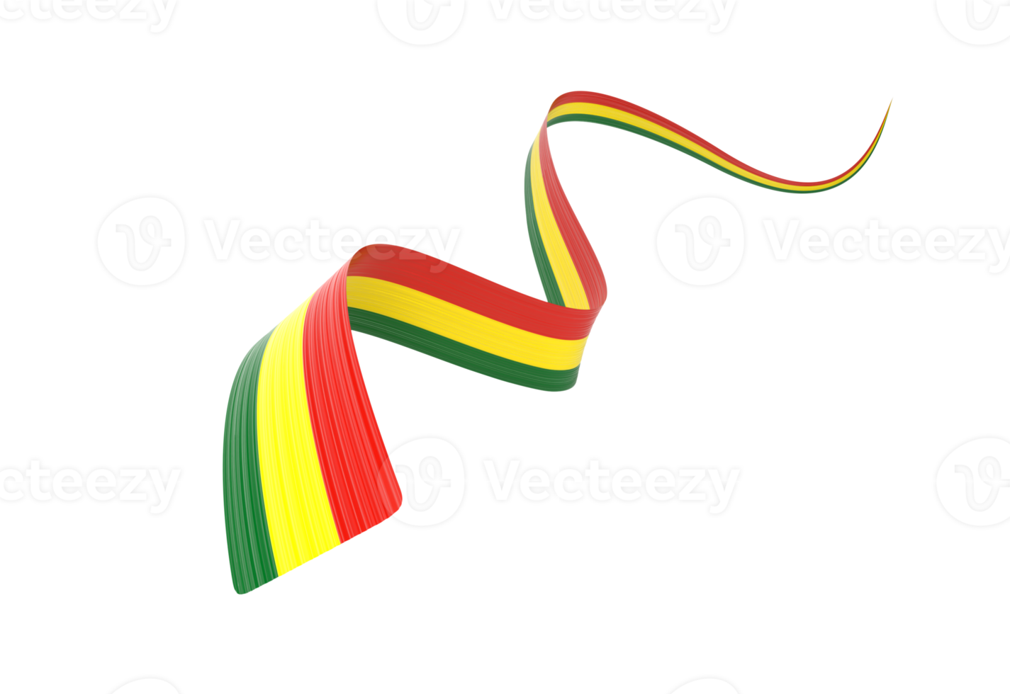3d Flag Of Bolivia 3d Shiny Waving Twisted Ribbon Flag 3d Illustration png