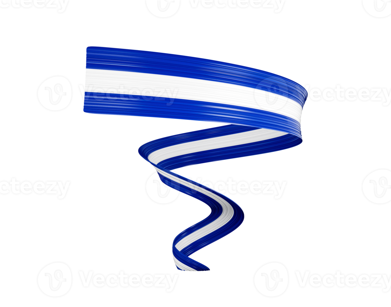3d Flag Of El Salvador 3d Shiny Waving Flag Ribbon 3d Illustration png
