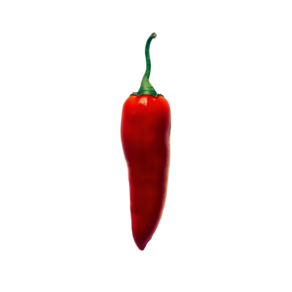 red pepper on transparent background png