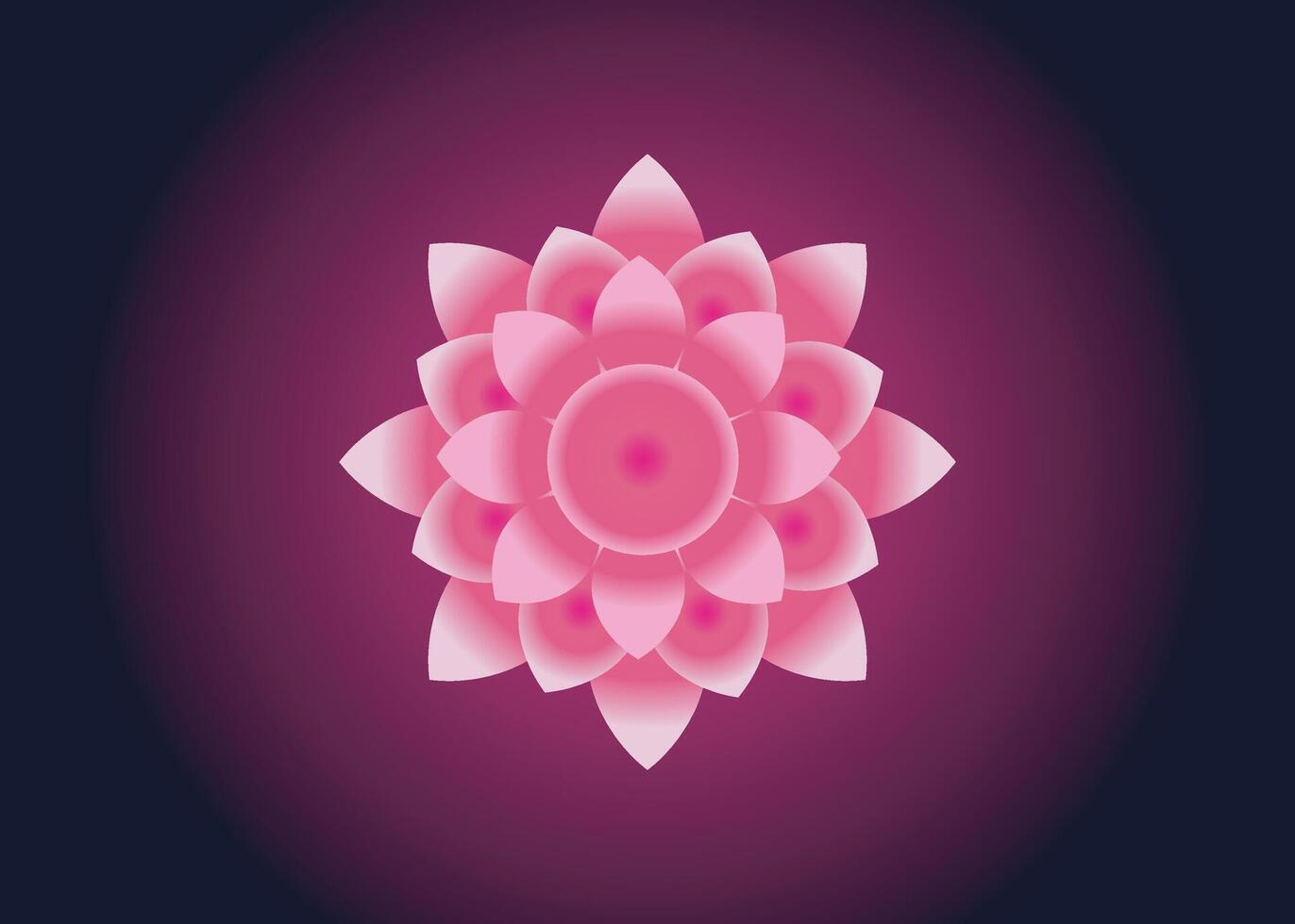 Minimal and professional lotus logo design template vector