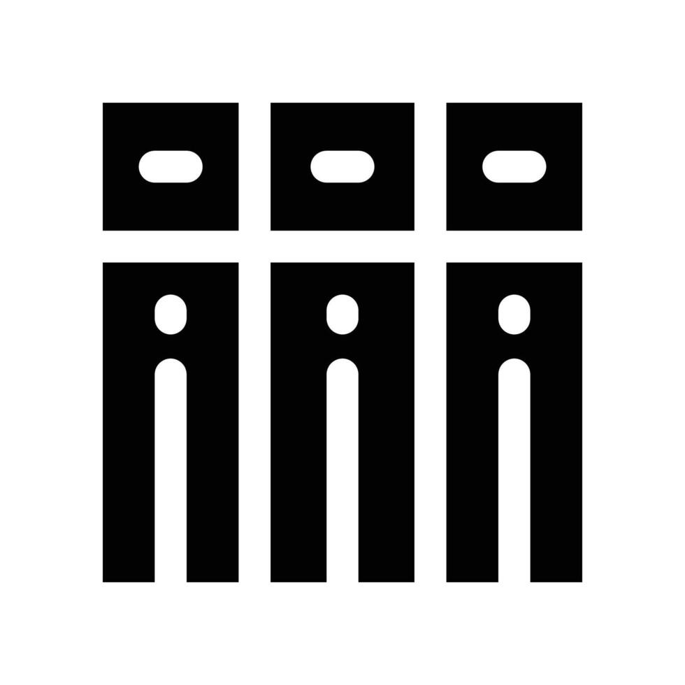 archive icon. glyph icon for your website, mobile, presentation, and logo design. vector
