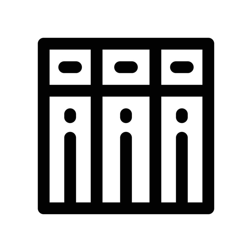 archive icon. line icon for your website, mobile, presentation, and logo design. vector