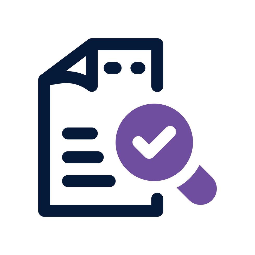 search file icon. dual tone icon for your website, mobile, presentation, and logo design. vector